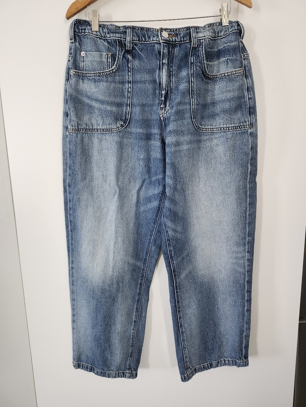 ​PILCRO Anthropologie Medium Wash Size Large Relaxed Straight Jeans
